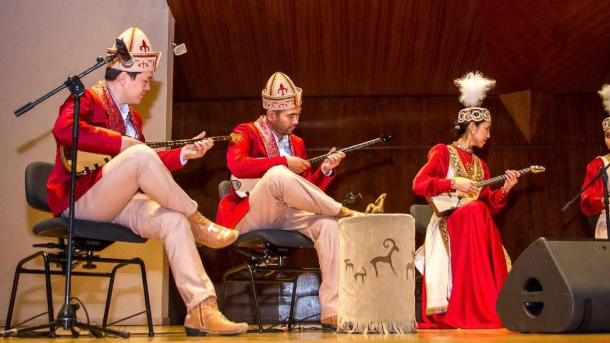 The "Astana Sazy" ensemble captivated the audience in Madrid with a showcase of traditional Kazakh art.