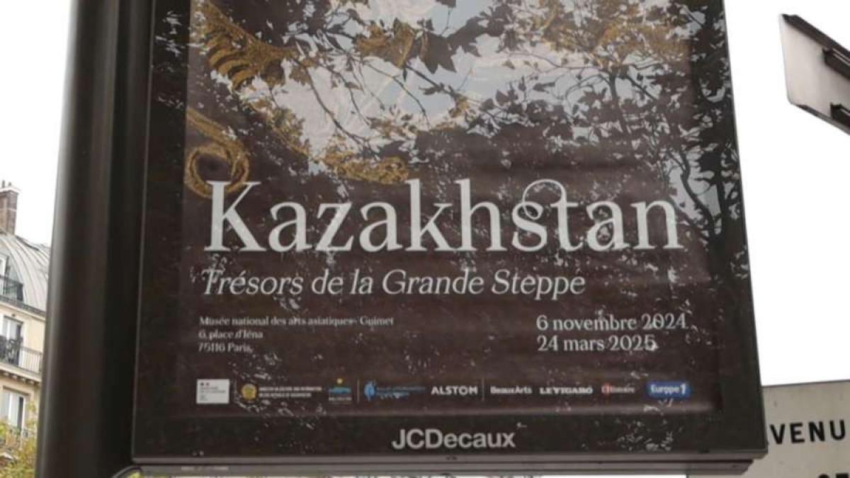 Kazakhstan's treasures will be showcased at the National Museum of France.