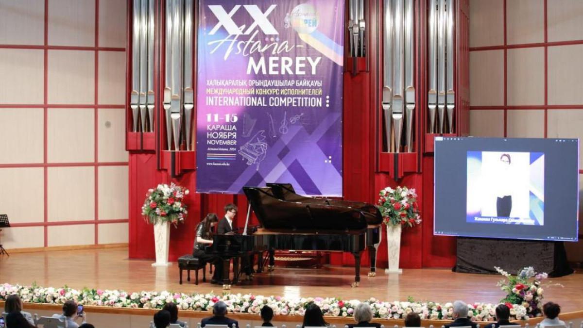 Young musicians compete for the title of the best at the "Astana-Merey" contest.