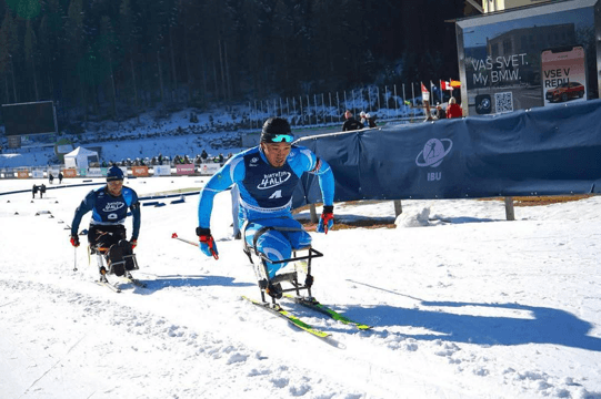 Ербол Хамитов завоевал титул чемпиона мира по парабиатлону.