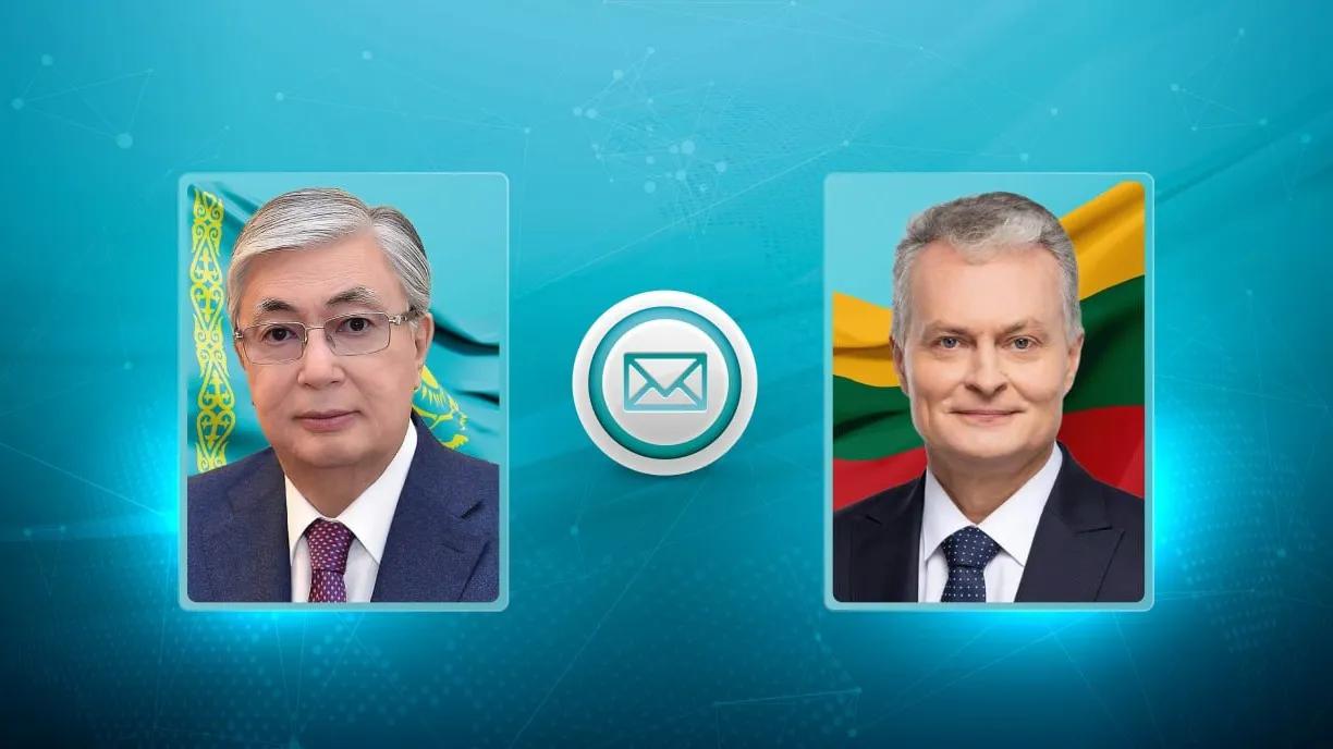 Tokayev sent a telegram to the President of Lithuania.